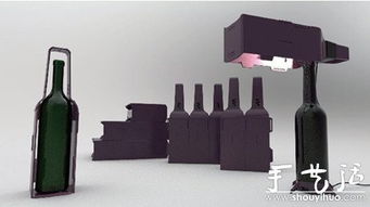 對外加工葡萄酒包裝盒diy可降解臺燈燈罩